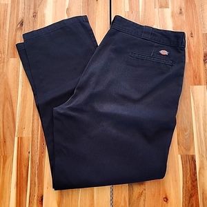 Mens Dickies 874 Original Fit Black Pants - Size 42x32